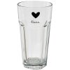 Clayre & Eef 6GL3713 Verre à eau Transparent Ø 8x15 cm - 320 ml