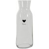 Clayre & Eef 6GL3807 Carafe Transparent Ø 9x25 cm - 1000 ml