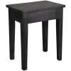 Clayre & Eef 6H2053 Tabouret décoratif noir 36x25x43 cm