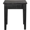 Clayre & Eef 6H2053 Tabouret décoratif noir 36x25x43 cm