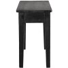 Clayre & Eef 6H2053 Tabouret décoratif noir 36x25x43 cm