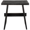 Clayre & Eef 6H2054 Tabouret décoratif noir 42x28x43 cm