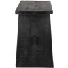 Clayre & Eef 6H2054 Tabouret décoratif noir 42x28x43 cm