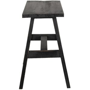 Clayre & Eef 6H2056 Tabouret décoratif noir 42x28x43 cm