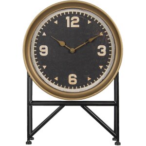 Clayre & Eef 6KL0664 Horloge de parquet noir 35x8x53...