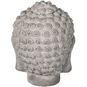 Clayre & Eef 6TE0360M Déco Bouddha Gris 15x15x19 cm