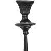 Clayre & Eef 6Y4470 Chandelier noir Ø 15x52 cm