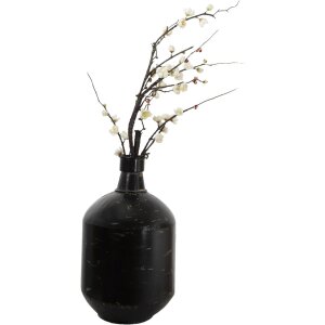 Clayre & Eef 6Y4514 Vase noir Ø 24x45 cm