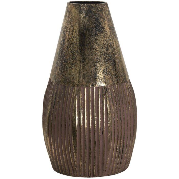 Clayre & Eef 6Y4519 Vase couleur cuivre Ø 22x38 cm