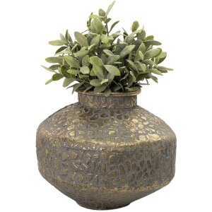 Clayre & Eef 6Y4528 Vase couleur or Ø 27x21 cm