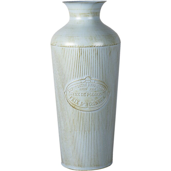 Clayre & Eef 6Y4624 Vase décoratif bleu Ø 22x47 cm