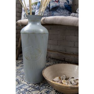 Clayre & Eef 6Y4624 Vase décoratif bleu Ø 22x47 cm