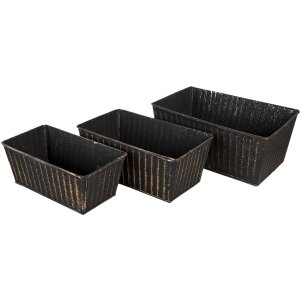 Clayre & Eef Pots de fleurs Indoor set de 3...