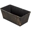 Clayre & Eef Pots de fleurs Indoor set de 3 pièces noir 26x17x12 - 23x14x10 - 21x11x9 cm