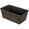 Clayre & Eef Pots de fleurs Indoor set de 3 pièces noir 26x17x12 - 23x14x10 - 21x11x9 cm