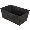 Clayre & Eef Pots de fleurs Indoor set de 3 pièces noir 26x17x12 - 23x14x10 - 21x11x9 cm