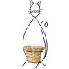 Clayre & Eef 6Y4705 Pot de fleurs pour intérieur chat noir 27x16x52 cm