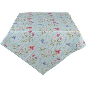 Clayre & Eef BLW15 Nappe carrée bleue 150x150 cm