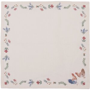 Clayre & Eef CAR43 Serviettes de table en coton, lot...