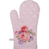 Clayre & Eef DTR44 Gants de four rose, lilas 18x30 cm