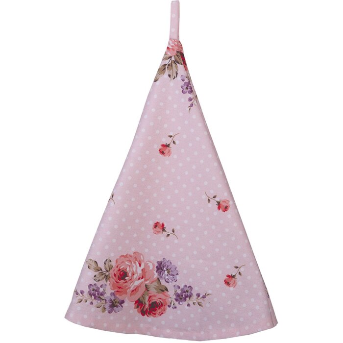 Clayre & Eef DTR48 Torchon rose, lilas Ø 80 cm