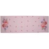 Clayre & Eef DTR64 Chemin de table rose, lilas 50x140 cm