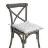 Clayre & Eef FOB29 Coussin de chaise en mousse blanc, Grun 40x40 cm