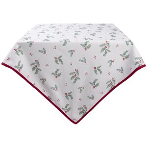 Clayre & Eef HCH01 Nappe Carrée Blanc, Rouge...