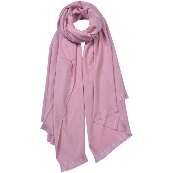 Clayre & Eef JZSC0611P Foulard dhiver Femme Rose 70x190 cm