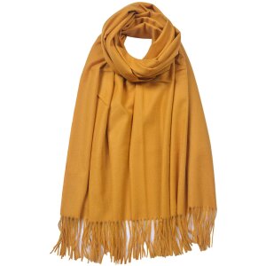 Clayre & Eef JZSC0612Y Foulard dhiver Femme Jaune...