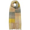 Clayre & Eef JZSC0615Y Foulard dhiver Femme Jaune 35x210 cm