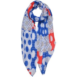 Clayre & Eef JZSC0645 Écharpe Femme Motif Bleu...