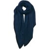 Clayre & Eef JZSC0647BL écharpe femme bleu 90x180 cm