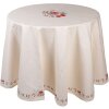 Clayre & Eef LRC07 Nappe ronde Beige Ø 170 cm