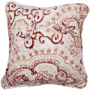 Clayre & Eef Q194.020 Housse de coussin blanc 40x40 cm