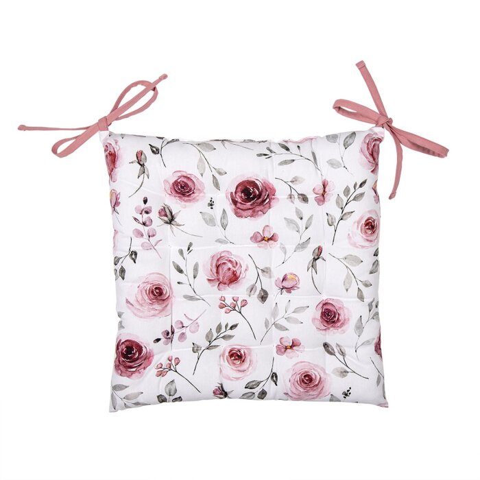 Clayre & Eef RUR29 Coussin de chaise en mousse rose 40x40 cm