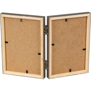 Goldbuch cadre double Pino 2 photos 10x15 cm taupe