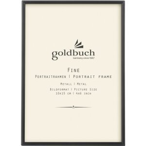 Goldbuch cadre portrait métal Fine 10x15 cm...