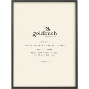 Goldbuch cadre portrait métal Fine 15x20 cm...