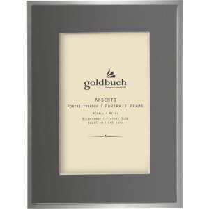 Goldbuch cadre métal Argento 10x15 cm avec...