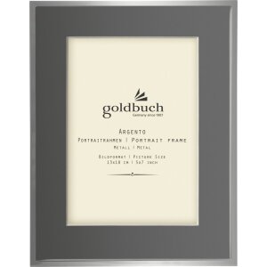 Goldbuch cadre métal Argento 13x18 cm avec...