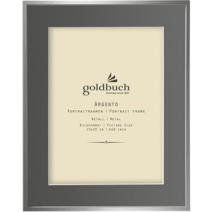 Goldbuch cadre métal Argento 15x20 cm avec...