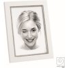 Mascagni A1329 Cadre photo bois strass blanc 20x25 cm