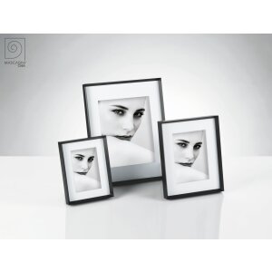 Mascagni A1571 Cadre photo aluminium noir 28x36, 20x25...