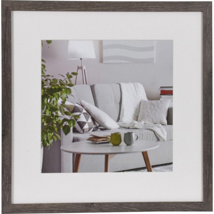 Cadre photo Henzo Modern 70x70 cm gris foncé