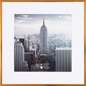 Henzo cadre aluminium Manhattan bronze 40x40 cm avec...