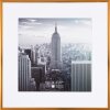 Henzo cadre aluminium Manhattan bronze 40x40 cm avec passe-partout 30x30 cm