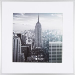 Henzo cadre aluminium Manhattan argent 40x40 cm avec...