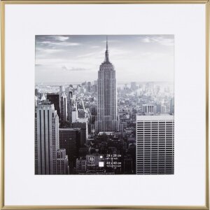 Henzo cadre aluminium Manhattan or 40x40 cm avec...