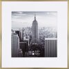 Henzo cadre aluminium Manhattan or 40x40 cm avec passe-partout 30x30 cm